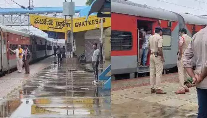 ఫలక్ నుమా ఎక్స్ ప్రెస్ ను తనిఖీలు చేసిన భధ్రతా బలగాలు
