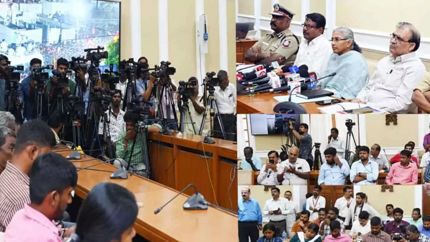తొక్కిసలాట ఘటనపై పోలీసుల మాటేంటి?