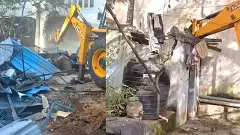 కొండాపూర్ లో హైడ్రా కూల్చివేతలు