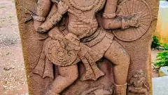 పానుగల్లు మ్యూజియంలో వీరశిల శాసనం