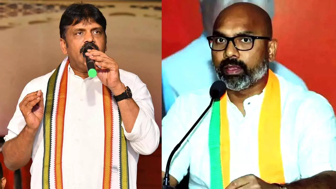 జూబ్లీహిల్స్ పోటీకి కాంగ్రెస్ నేతను ప్రతిపాదించిన బీజేపీ ఎంపీ..? జూబ్లీహిల్స్ పోటీకి కాంగ్రెస్ నేతను ప్రతిపాదించిన బీజేపీ ఎంపీ..?
