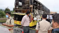 వి. కావేరీ బస్సు.. కడుపు కోత మిగిల్చిందిలా..