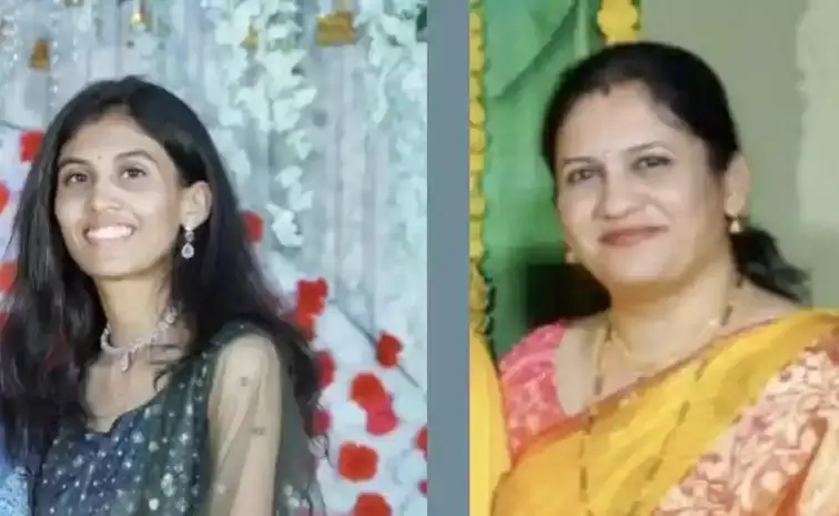 బస్సు ప్రమాదంలో తల్లికూతుళ్లు మృతి