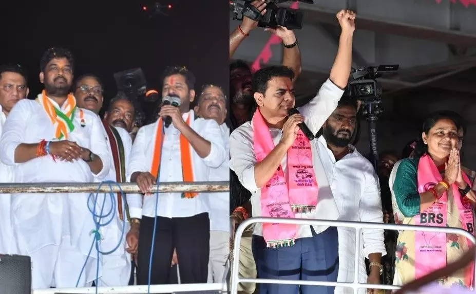 హోరెత్తిపోతున్న ‘జూబ్లీ’ రోడ్డుషోలు హోరెత్తిపోతున్న ‘జూబ్లీ’ రోడ్డుషోలు