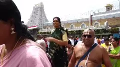 Tirumala | సప్తగిరులపై ఏడు అడుగుల మహిళ..