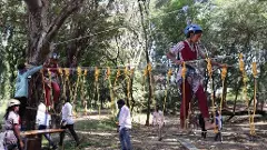 సంగారెడ్డి బాలికల్లో సాహసాల జోష్‌! అడవుల్లో అడ్వెంచర్ శిక్షణ