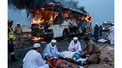 మక్కా బస్సు ప్రమాదం : రెండు కుటుంబాల్లోని 15 మంది మృతి