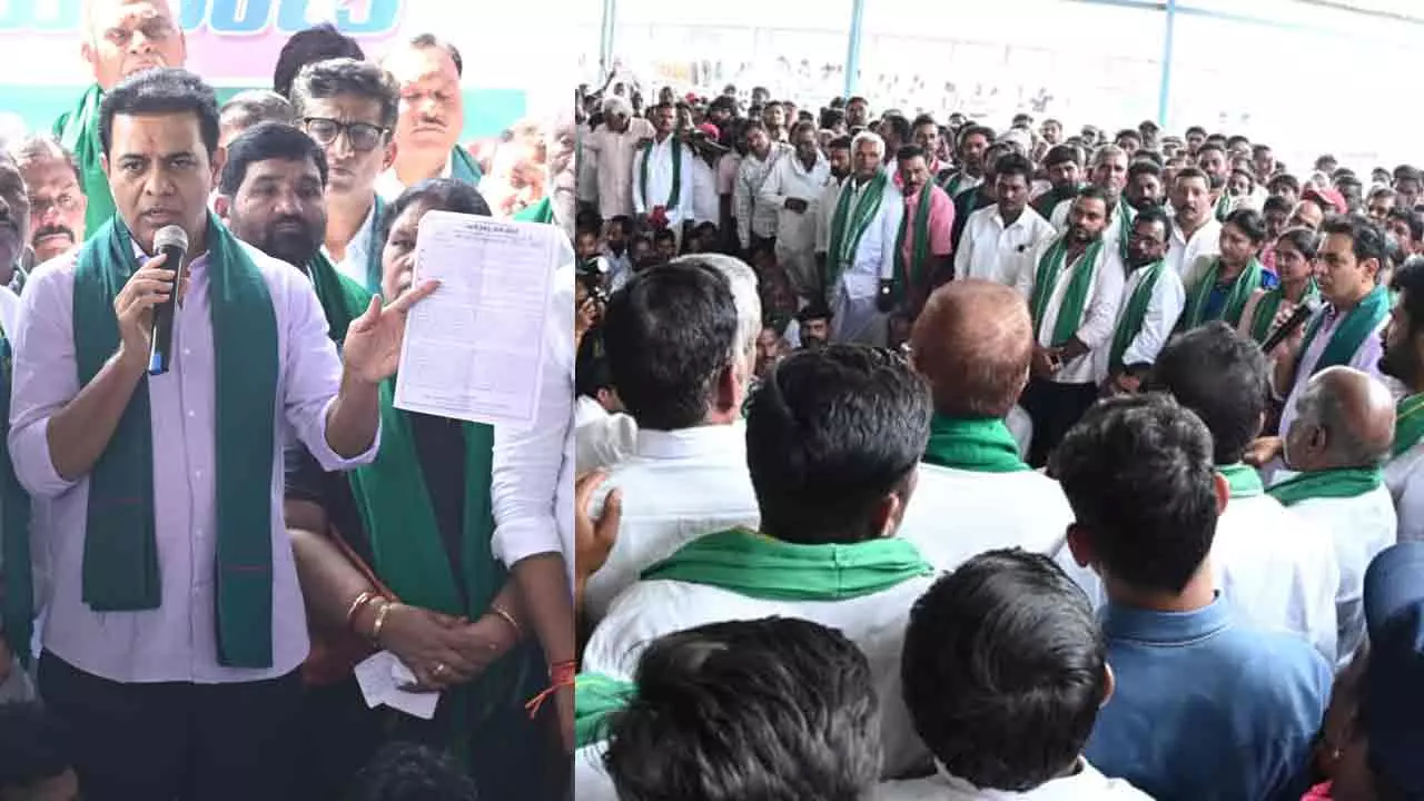 పత్తి రైతుల పాట్లు ప్రభుత్వానికి పట్టవా: కేటీఆర్