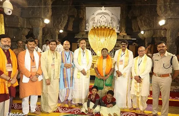 రాష్ట్రపతి ద్రౌపది ముర్ము తిరుమల పర్యటన చిత్రమాలిక