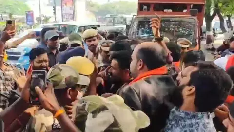 డీజీపీ కార్యాలయం ముట్టడికి అయ్యప్ప స్వాముల యత్నం