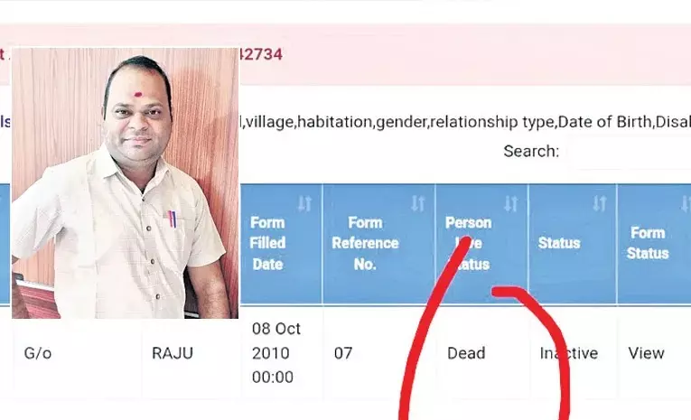 మనిషి బతికున్నా సర్టిఫికేట్ చంపేసిందా ? మనిషి బతికున్నా సర్టిఫికేట్ చంపేసిందా ?