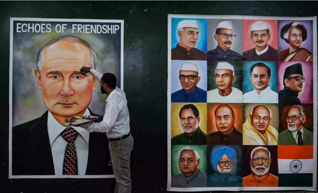 నేడు భారత్ కు రానున్న రష్యా అధ్యక్షుడు నేడు భారత్ కు రానున్న రష్యా అధ్యక్షుడు