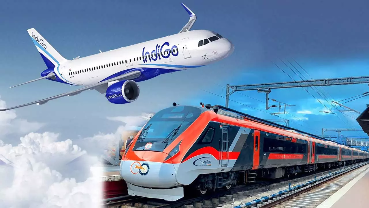 ఇండిగో విమానాల రద్దుతో ప్రత్యేక రైళ్లకు గిరాకీ ఇండిగో విమానాల రద్దుతో ప్రత్యేక రైళ్లకు గిరాకీ