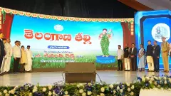 తెలంగాణ తల్లి విగ్రహాలను ఆవిష్కరించిన రేవంత్