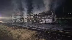 చిత్రదుర్గ్: ఆయిల్ ట్యాంకర్ ను ఢీ కొట్టడం వల్లే ప్రమాదం