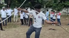 ప్రాచీన యుద్ధ విద్య  ‘కర్రసాము’  పునర్జన్మ