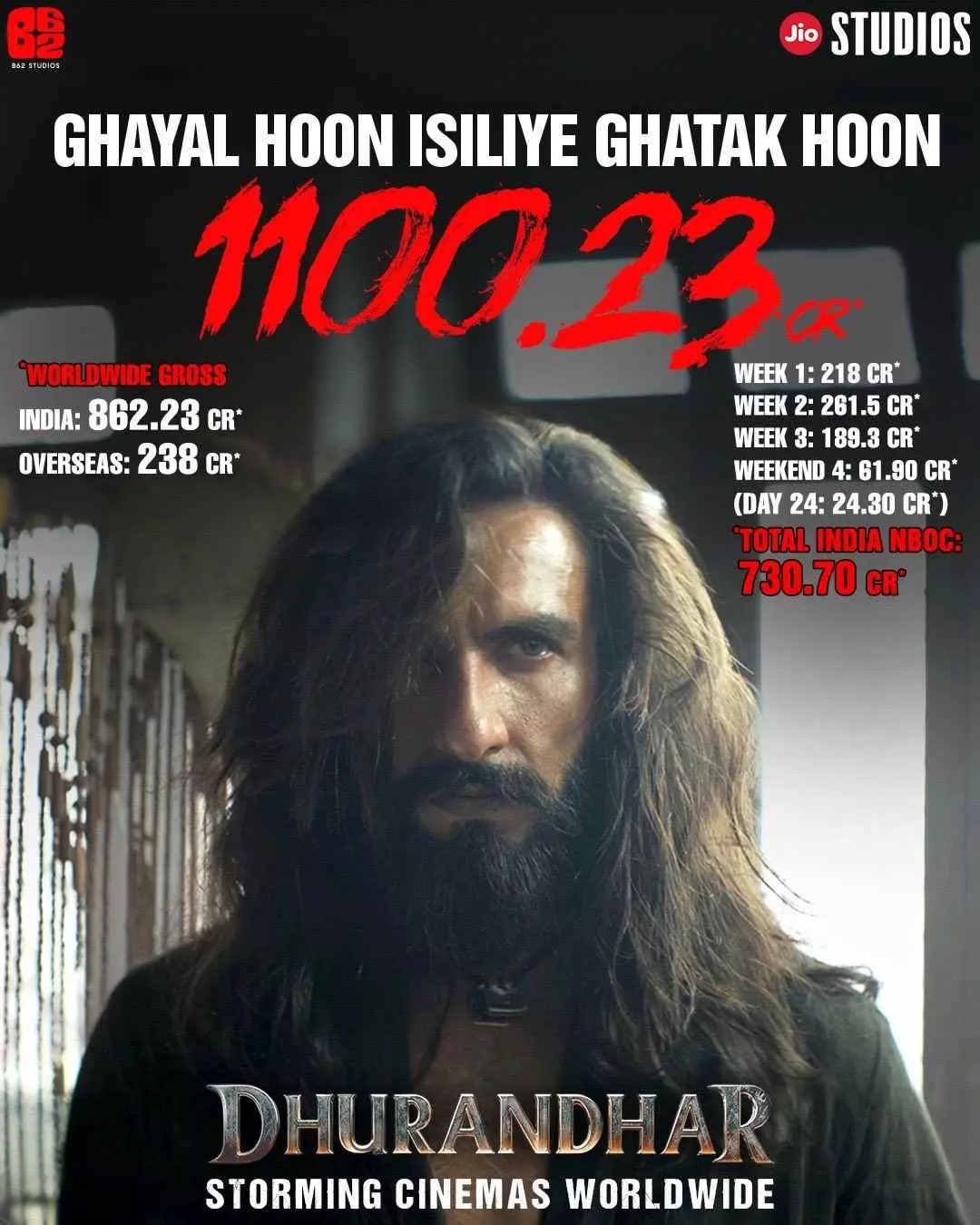 ధురంధర్ :2025 లో ఒకే ఒక్క వెయ్యి కోట్ల సినిమా ధురంధర్ :2025 లో ఒకే ఒక్క వెయ్యి కోట్ల సినిమా