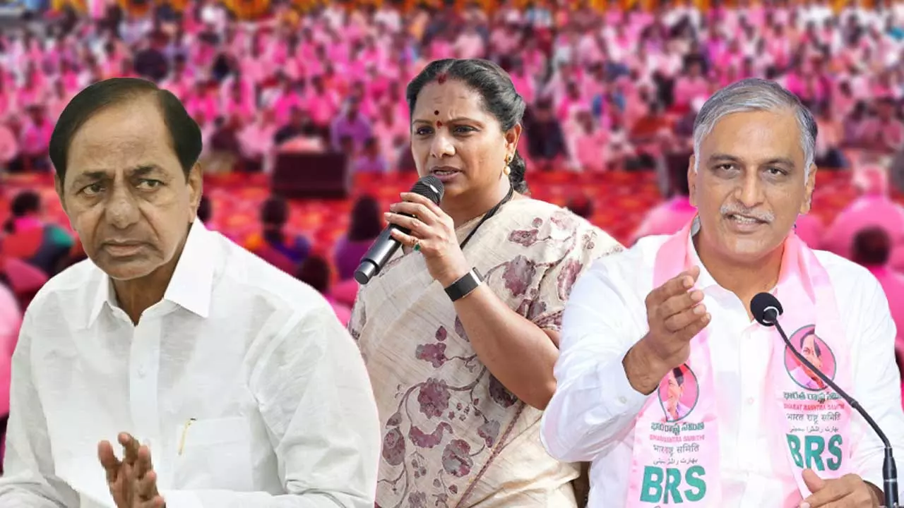 కేసీఆర్-హరీష్ కు తలనొప్పిగా తయారైన కవిత కేసీఆర్-హరీష్ కు తలనొప్పిగా తయారైన కవిత