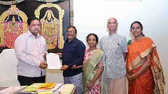 శ్రీవారికి తెలంగాణ భక్తుల విరాళం.. తిరుపతిలో 16న గో పూజ...