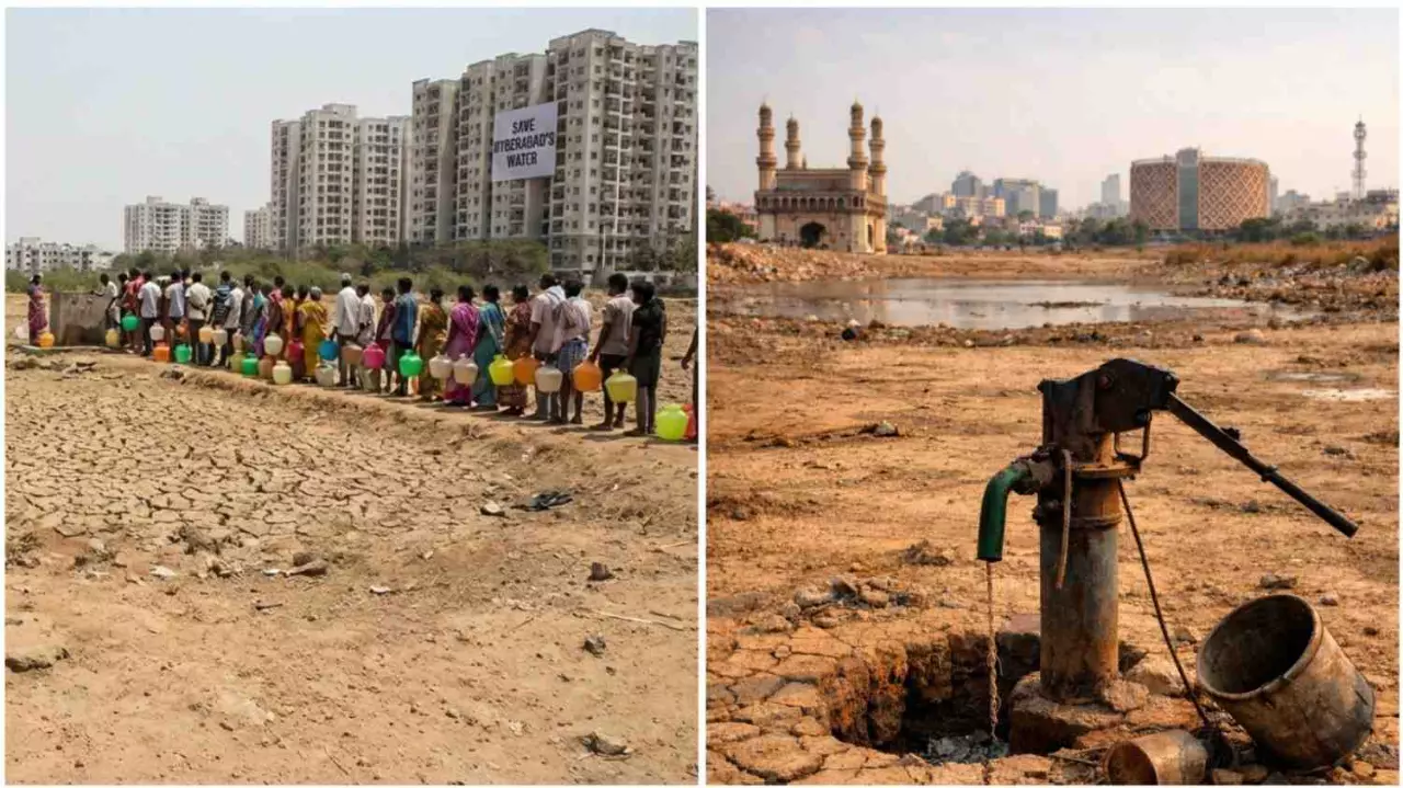 హైదరాబాద్ పాతాళ గంగమ్మ పారిపోతున్నాది...