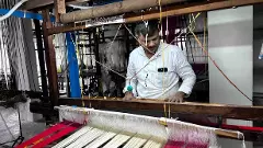 ఇంగ్లండులో తెలంగాణ మగ్గం నేత లైవ్ షో