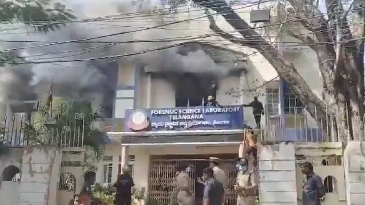Nampally Forensic lab fire accident