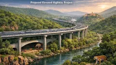 నల్లమల గుండెల్లో ఎగిరే రహదారి: హైదరాబాద్–శ్రీశైలం ఎలివేటెడ్ కారిడార్ కథ