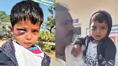 అల్లరి చేశాడని పిల్లాడిని చావబాదిన టీచర్