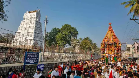 తిరుపతి: శ్రీనివాస మంగాపురంలో రథయాత్ర