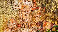 రాచకొండలో 9 అడుగుల తాంత్రిక భైరవ శిల్పం