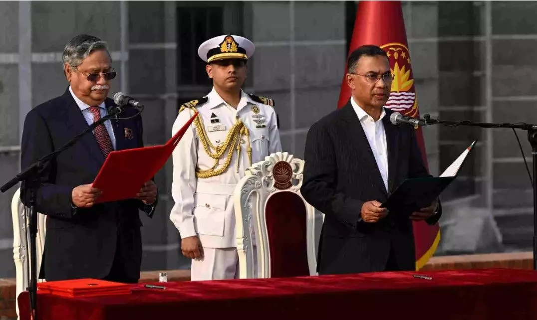 ‘‘తారిక్ రెహ్మన్ ప్రమాణ స్వీకారం ఎందుకు మసకబారింది‘‘ ‘‘తారిక్ రెహ్మన్ ప్రమాణ స్వీకారం ఎందుకు మసకబారింది‘‘