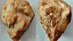 మంచిరేవుల బీరప్పగుడి గుట్ట మీద పురాతన రాతిపని ముట్టు