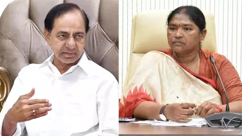 కేసీఆర్కు సీతక్క లీగల్ నోటీసులు, 48 గంటల గడువు కేసీఆర్కు సీతక్క లీగల్ నోటీసులు, 48 గంటల గడువు