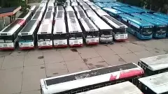 ఆర్టీసిలో సమ్మె ప్రారంభం,  పది వేల బస్సులు బంద్