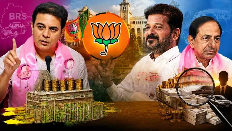 ఆస్తుల వార్లోకి బీజేపీ ఎంట్రీ.. ఆస్తుల వార్లోకి బీజేపీ ఎంట్రీ..